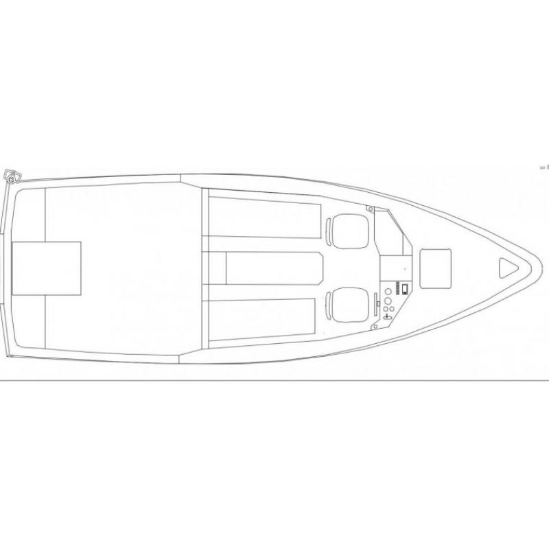 Aluminiumbåt 6,5 m