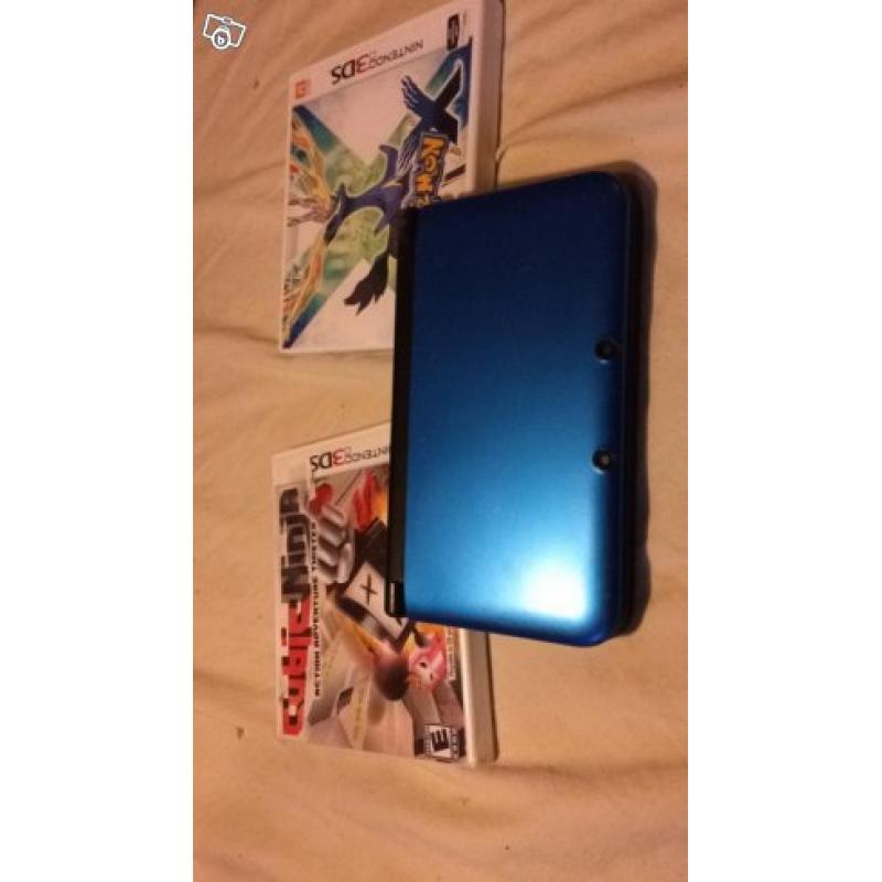 Nintendo 3DS med två spel + laddare
